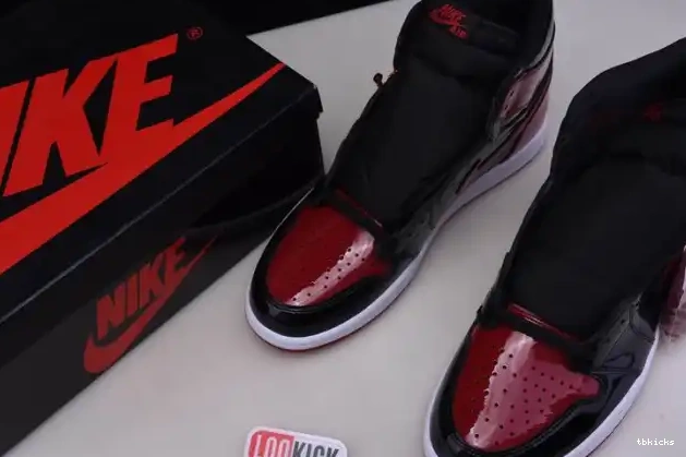 Reps TB Jordan 555088-063 Bred Patent Air High 1 OG 0523